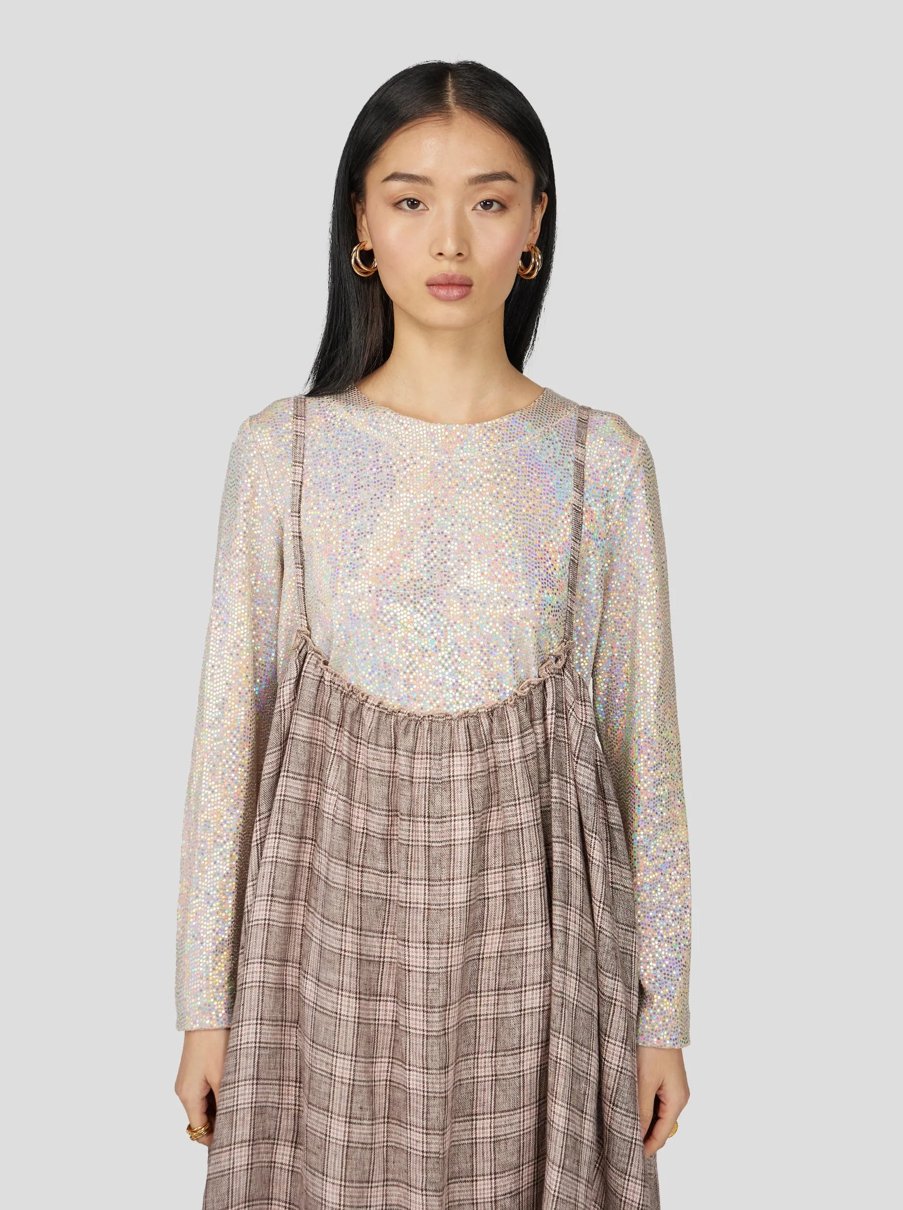Louie Skirt in Soft Jute Fabric HLD