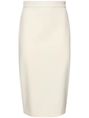 Max Mara   Lubiana sable midi skirt 