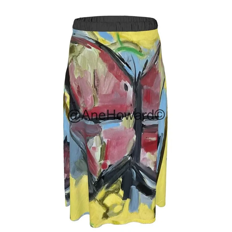 Maxi Muslin Two Layers  Skirt Papillon Rouge