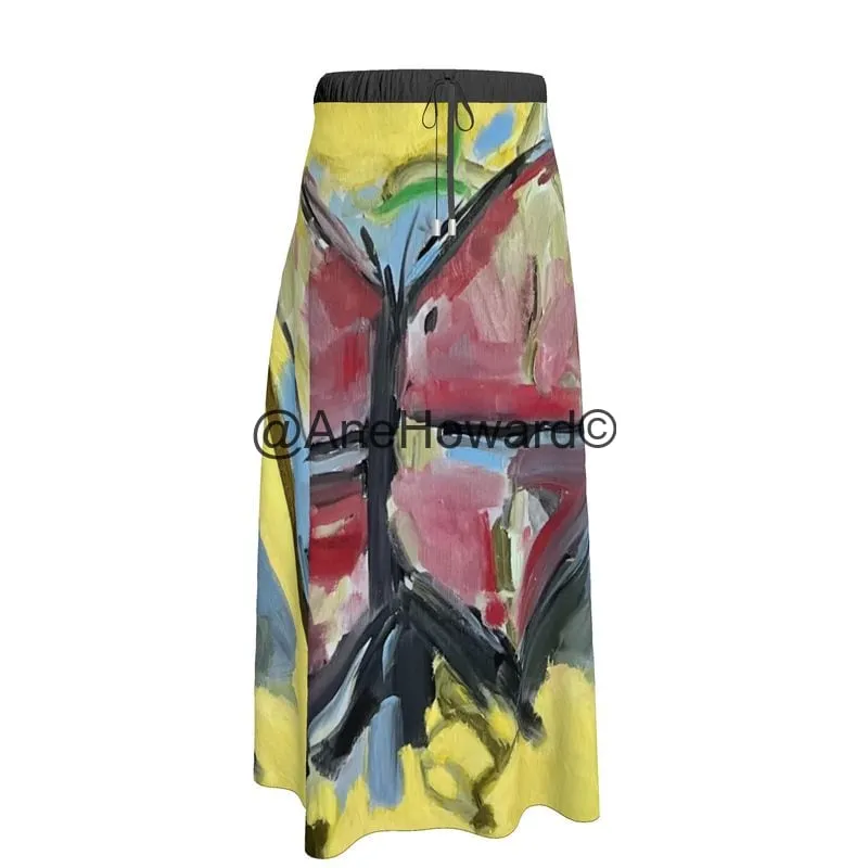Maxi Muslin Two Layers  Skirt Papillon Rouge