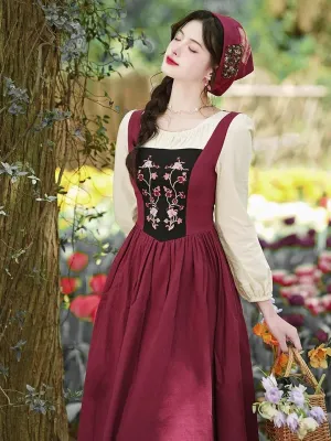 Mila vintage dress, Vintage French dress, vintage dress, floral dress, cottagecore dress, French dress, floral dress, 1940s