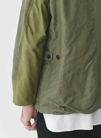 Patchwork Liner Jacket | Olive