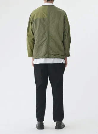 Patchwork Liner Jacket | Olive