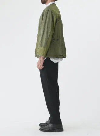 Patchwork Liner Jacket | Olive