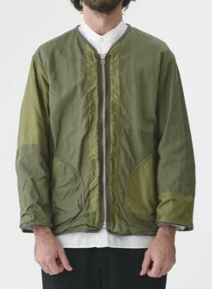 Patchwork Liner Jacket | Olive