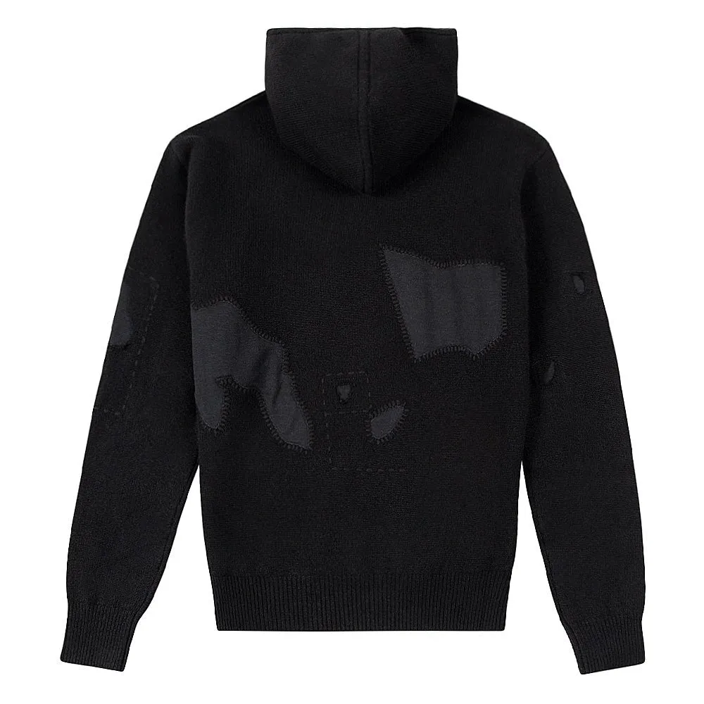 Patchwork Pullover Hoodie