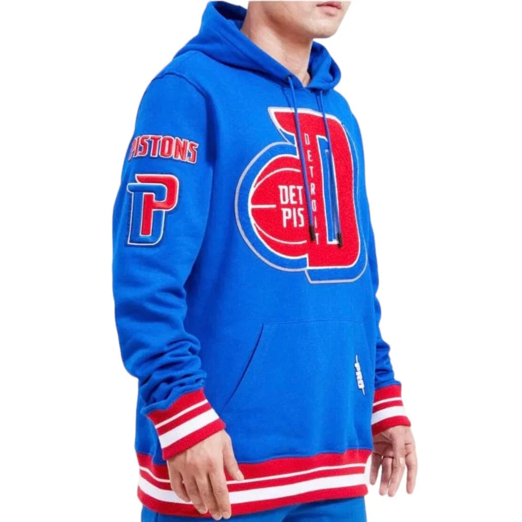 Pro Standard Detroit Pistons Mash Up Hoodie (Royal Blue) BDP554178-RYB