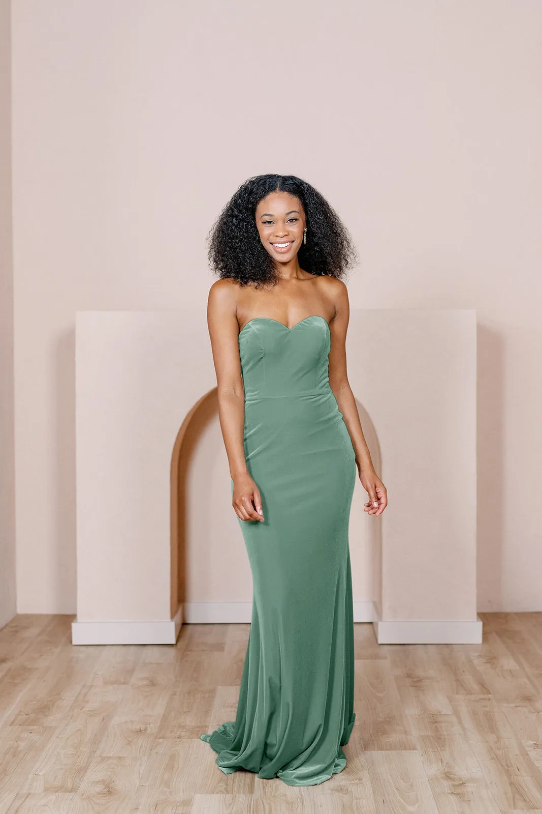 Quinn Velvet Dress | Made To Order