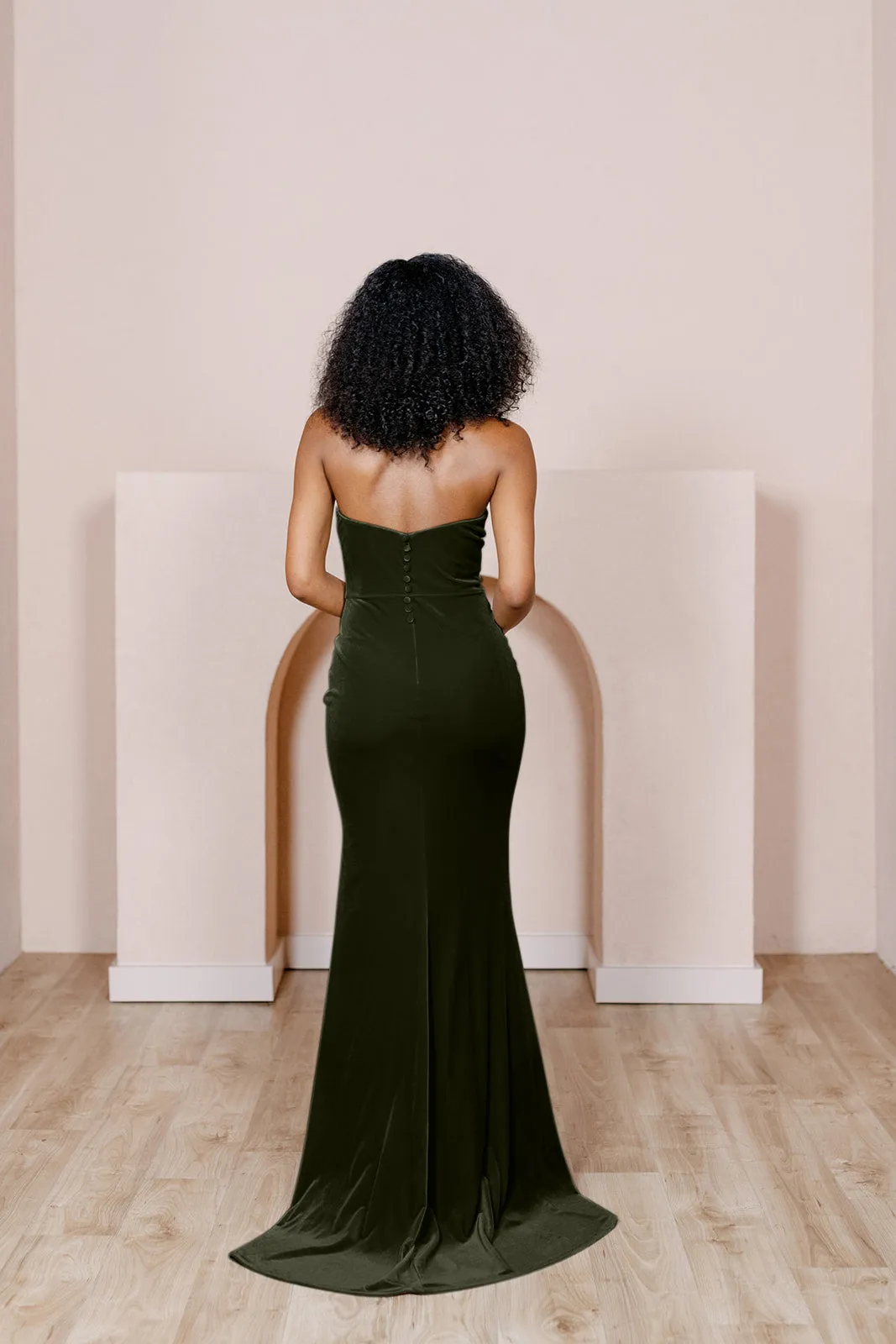 Quinn Velvet Dress | Made To Order