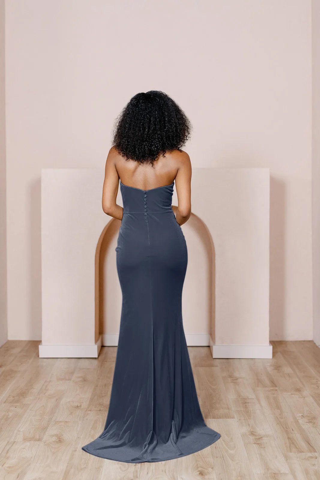 Quinn Velvet Dress | Made To Order