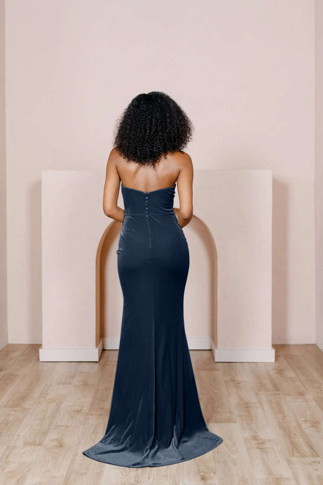 Quinn Velvet Dress | Made To Order