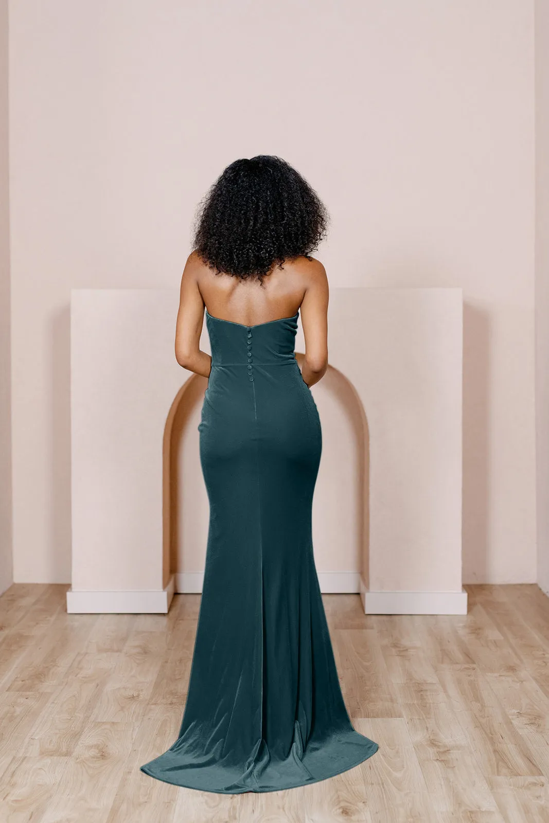 Quinn Velvet Dress | Made To Order