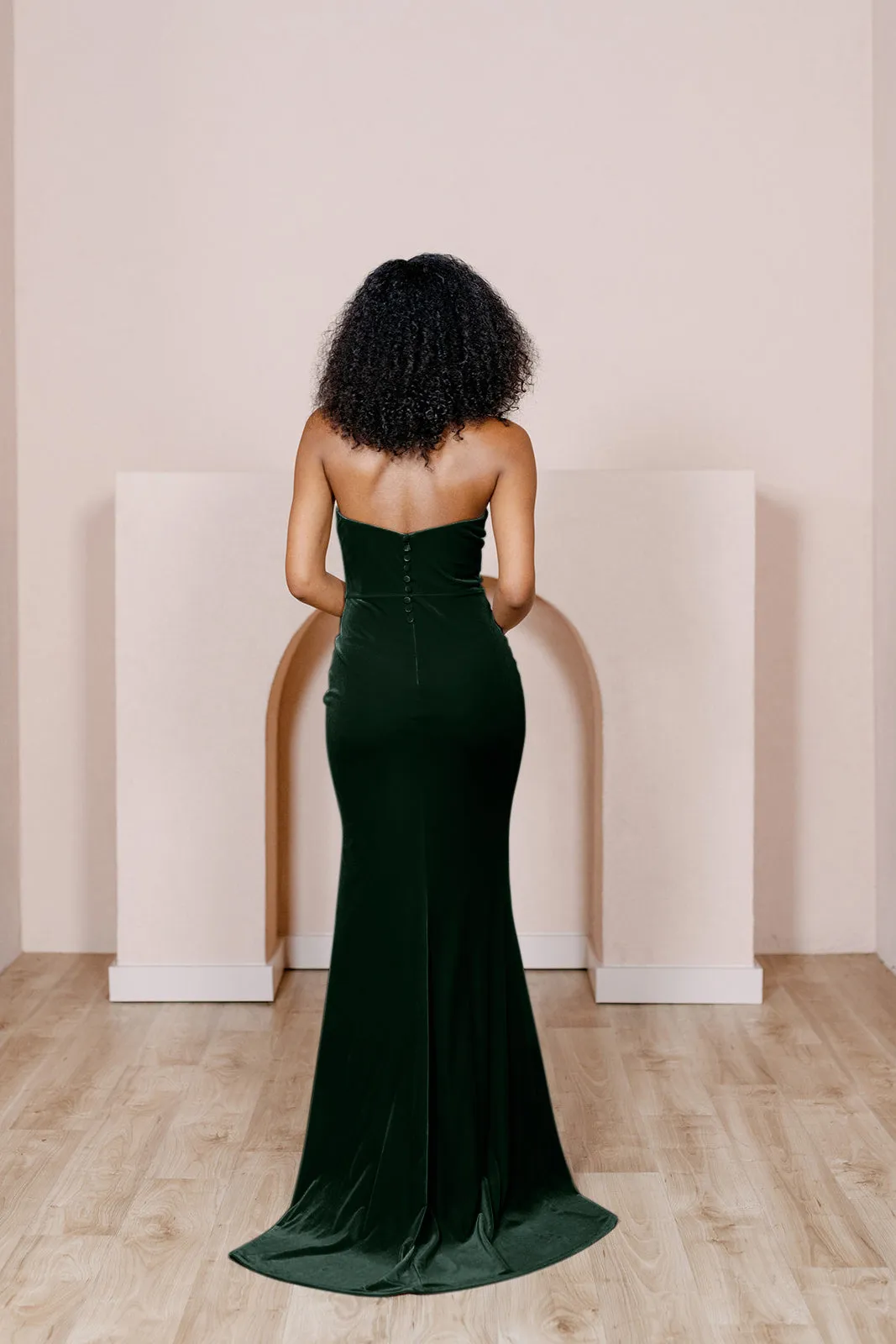 Quinn Velvet Dress | Made To Order