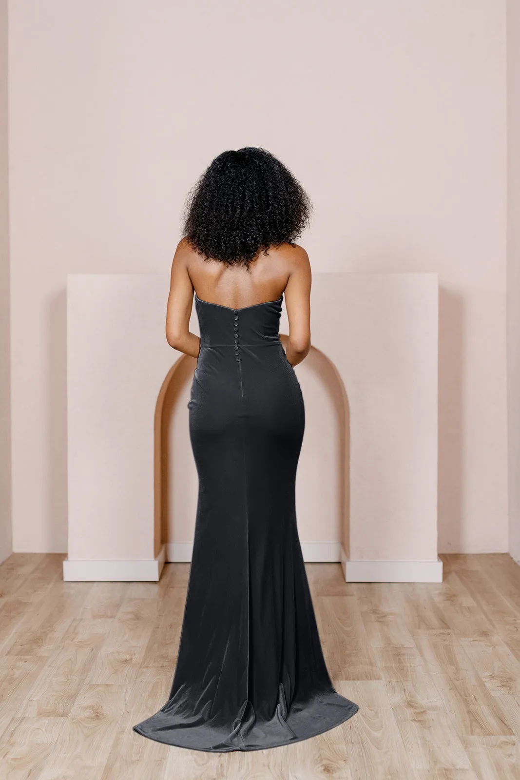 Quinn Velvet Dress | Made To Order