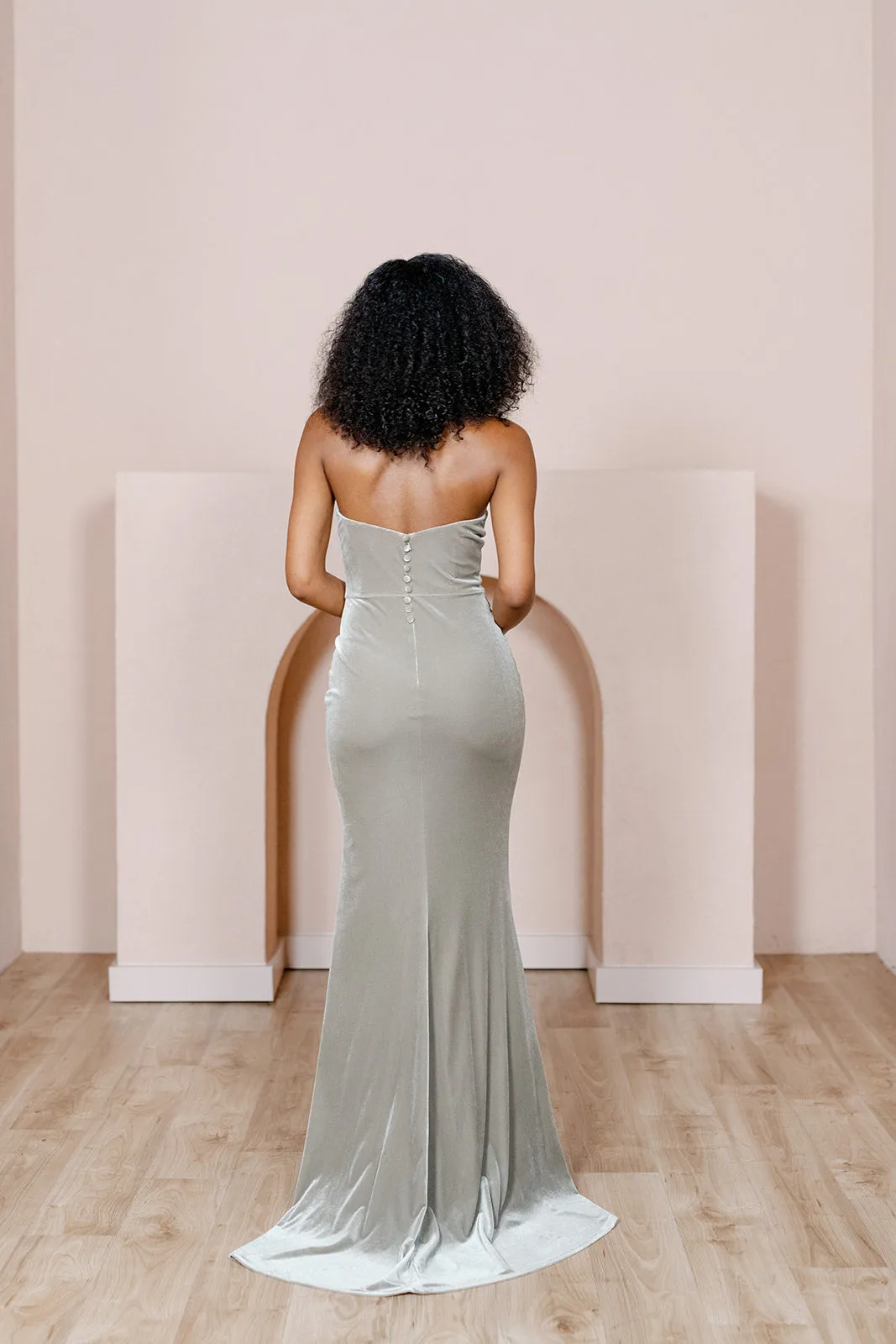 Quinn Velvet Dress | Made To Order