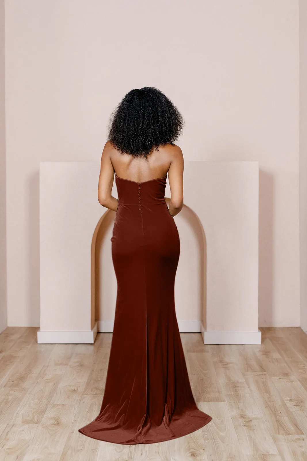 Quinn Velvet Dress | Made To Order