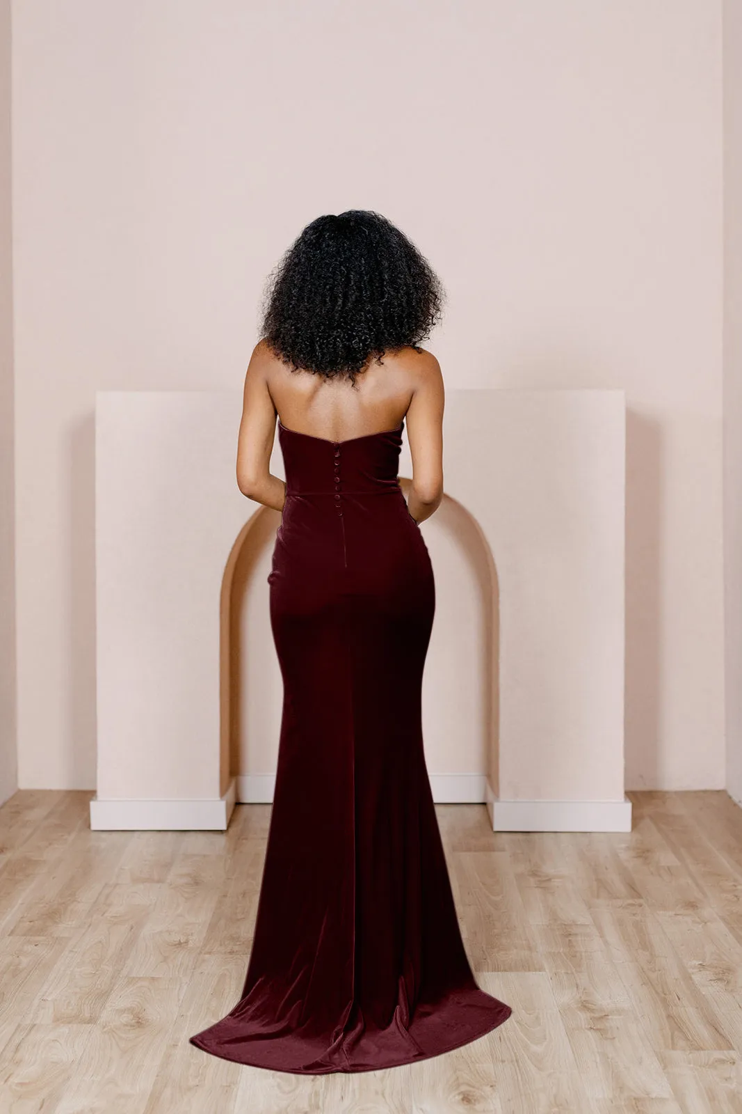 Quinn Velvet Dress | Made To Order