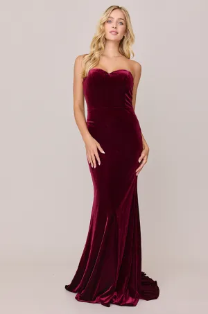 Quinn Velvet Dress | Made To Order