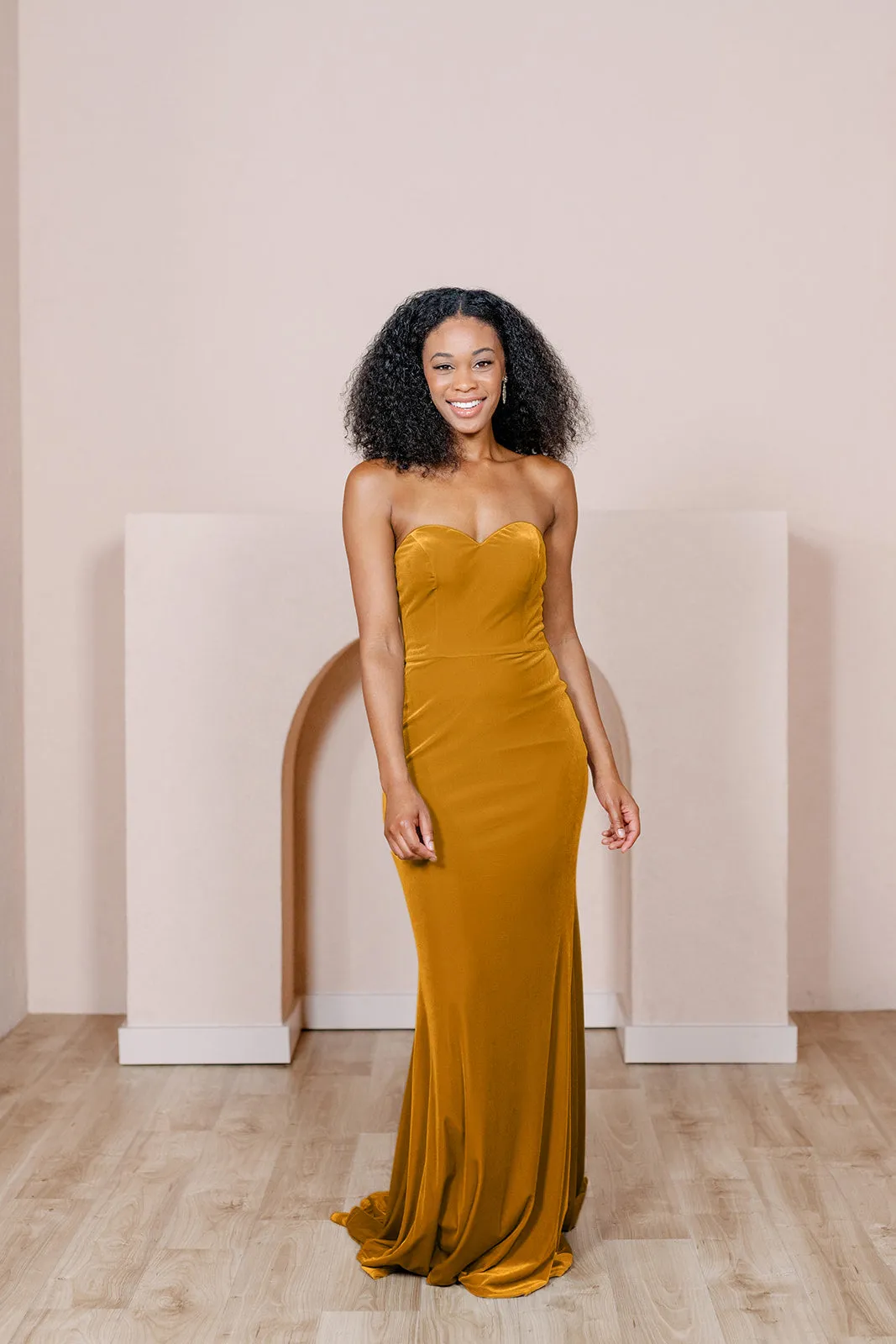 Quinn Velvet Dress | Made To Order