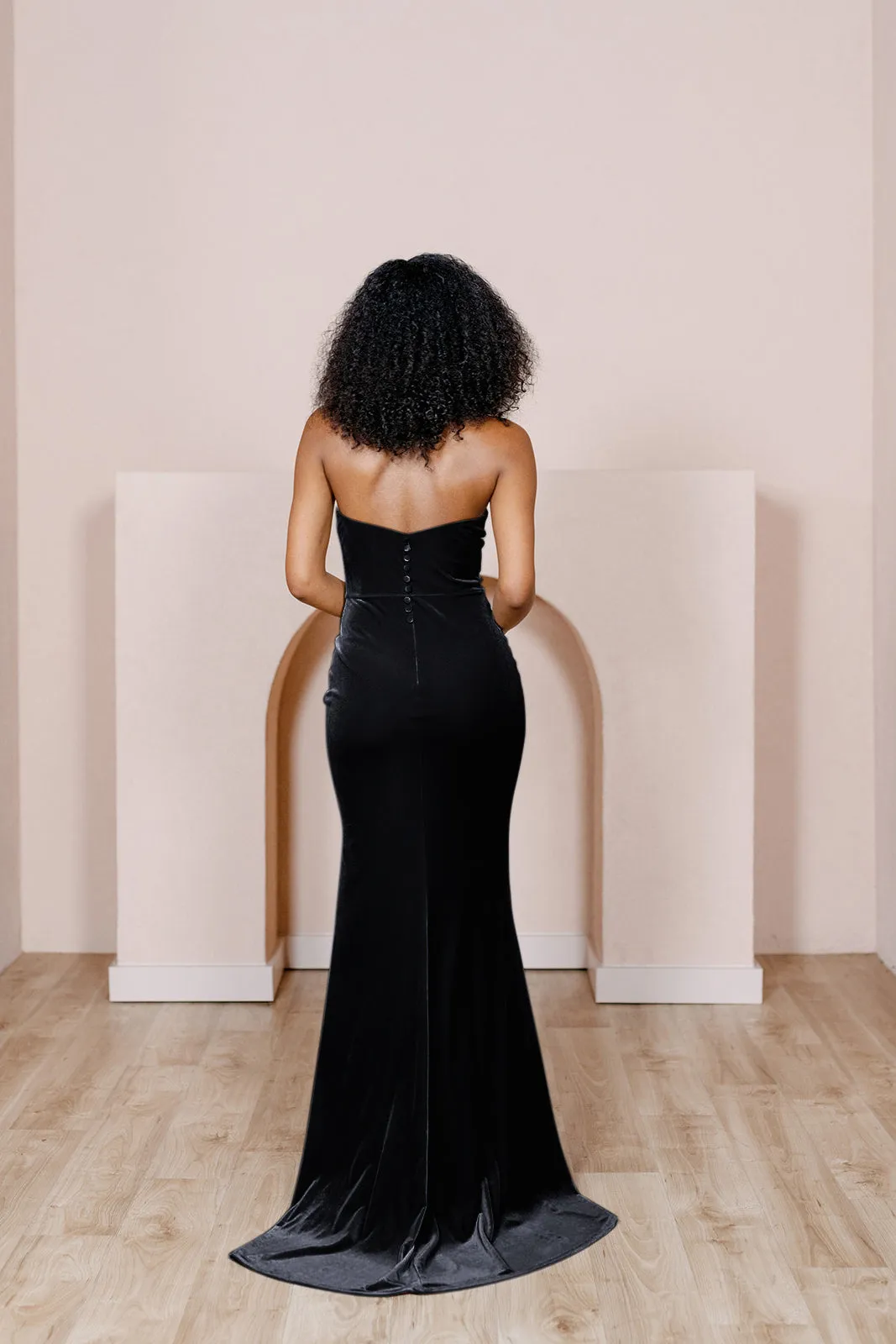 Quinn Velvet Dress | Made To Order