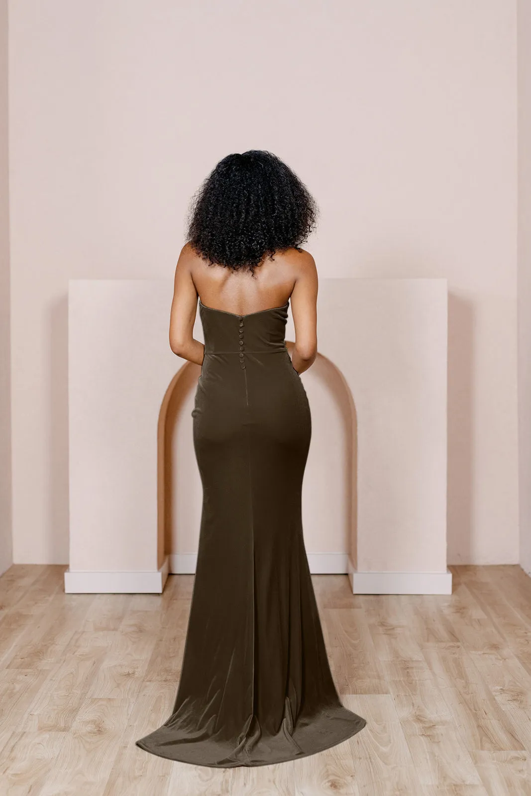 Quinn Velvet Dress | Made To Order