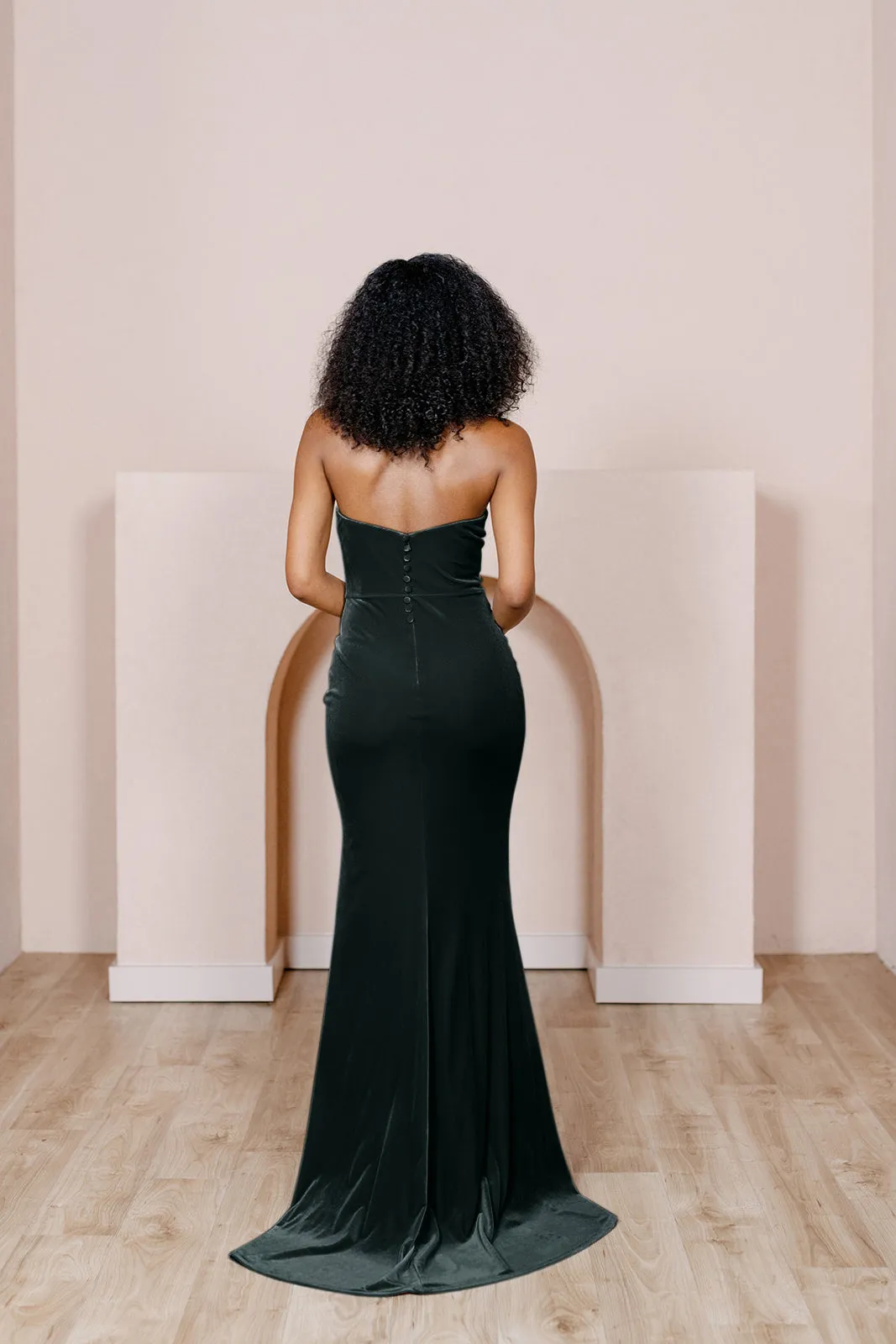 Quinn Velvet Dress | Made To Order
