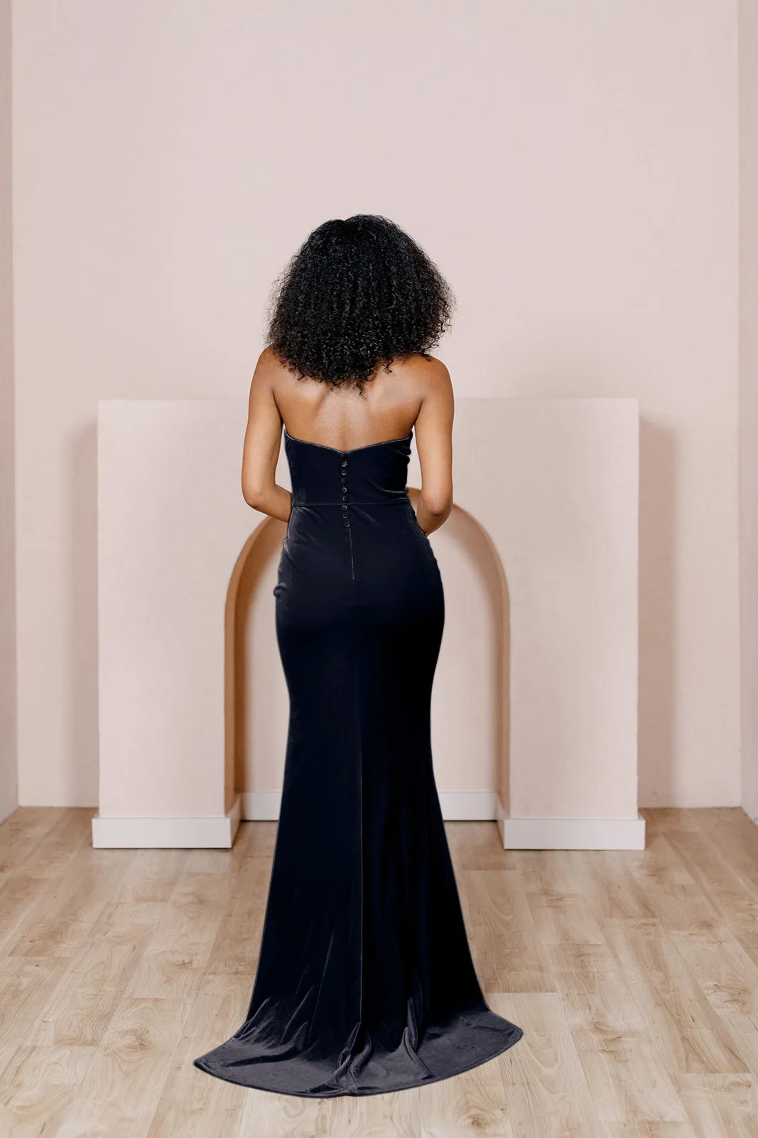 Quinn Velvet Dress | Made To Order