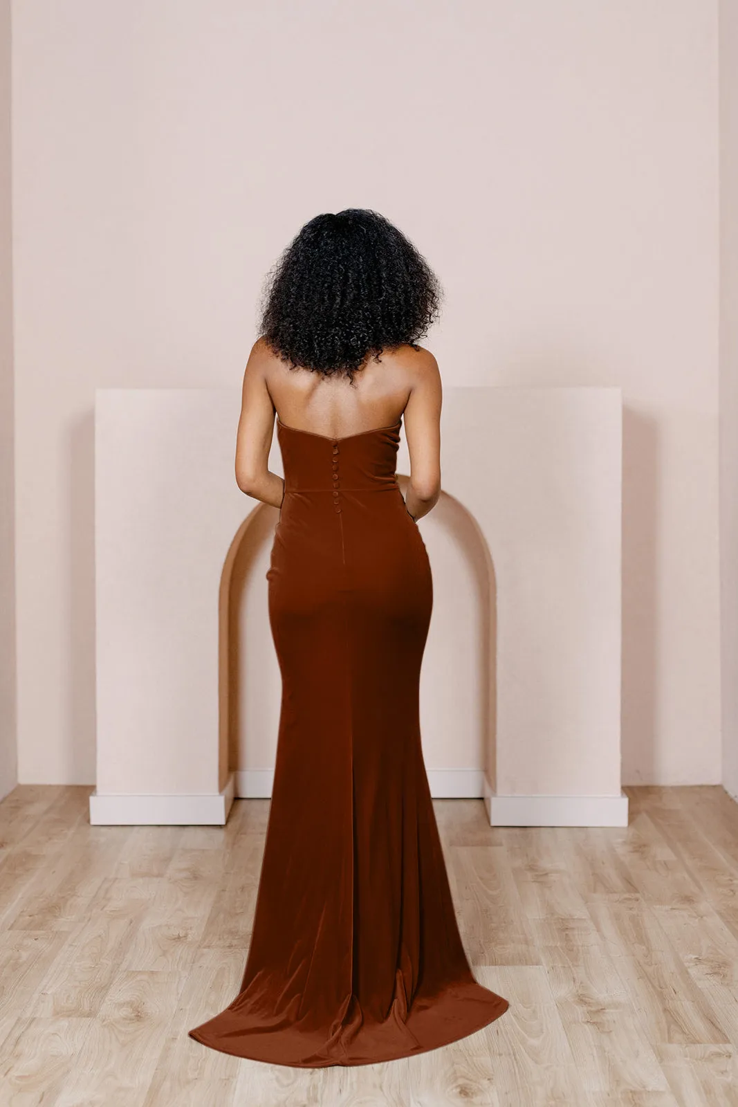 Quinn Velvet Dress | Made To Order