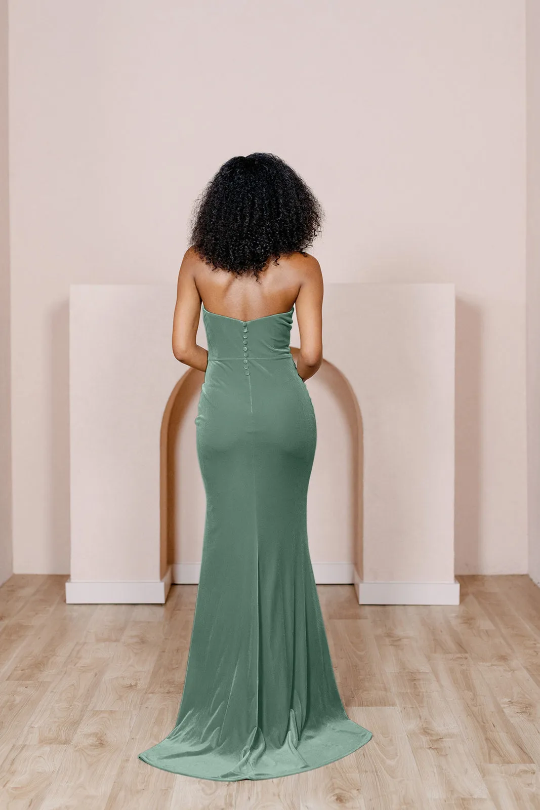 Quinn Velvet Dress | Made To Order