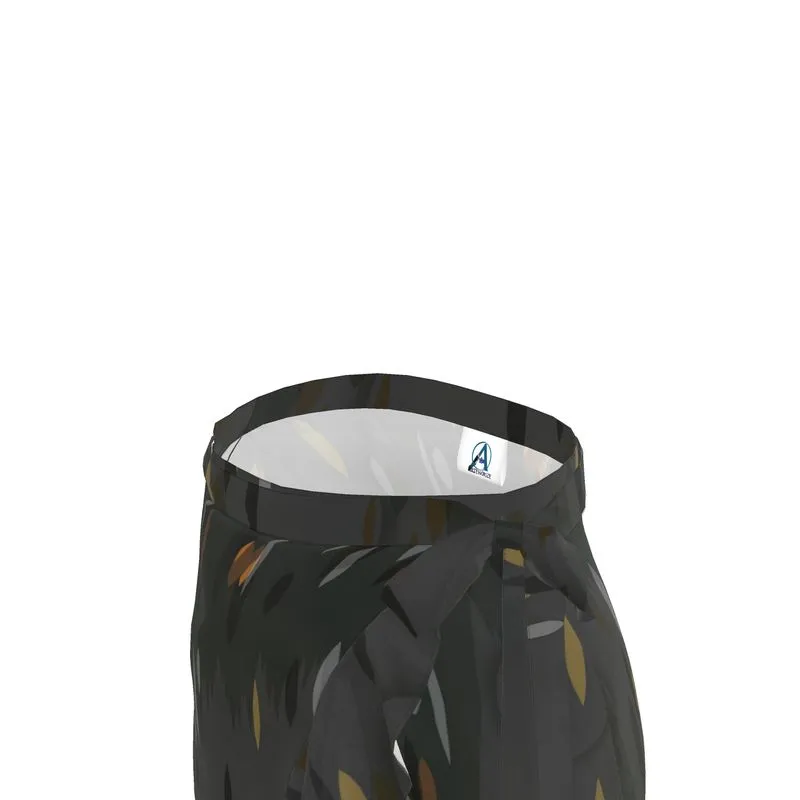 Skirt: Black Circle Flounce Skirt