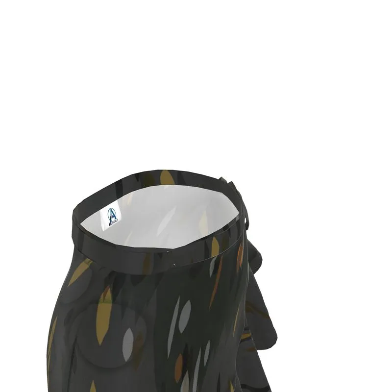 Skirt: Black Circle Flounce Skirt