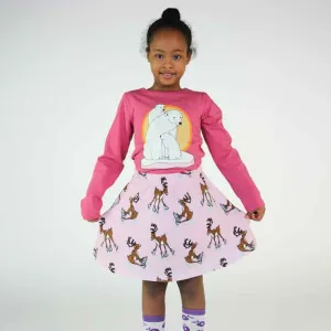 Smafolk Skirt - Reindeer Icy Pink
