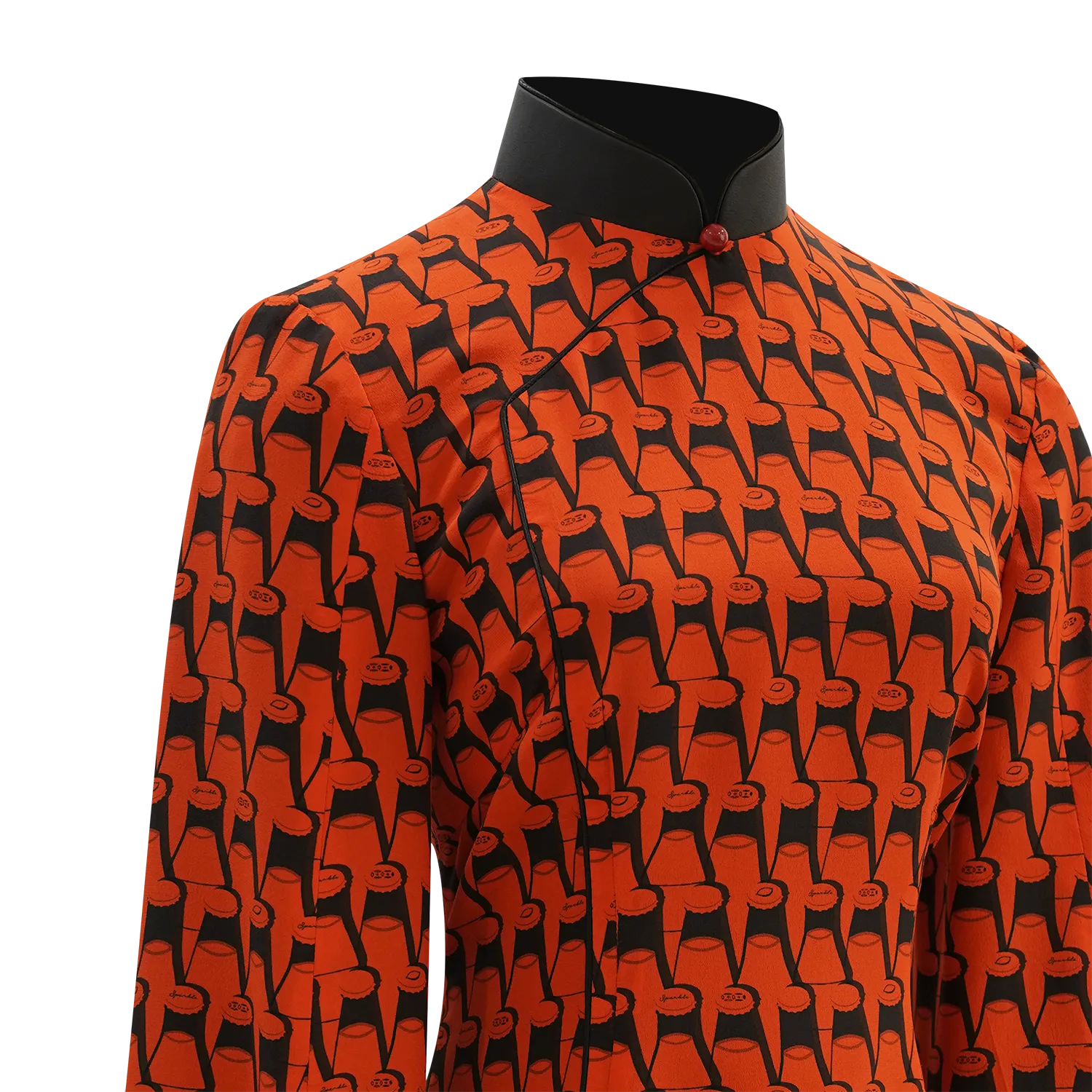【SODA POP】100% Silk Cheongsam (Bell Sleeve) (香港士多) (汽水情緣)