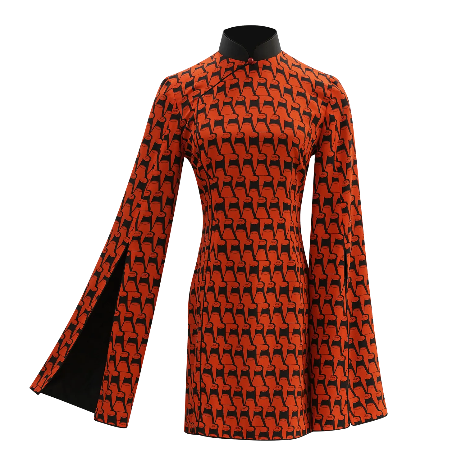 【SODA POP】100% Silk Cheongsam (Bell Sleeve) (香港士多) (汽水情緣)