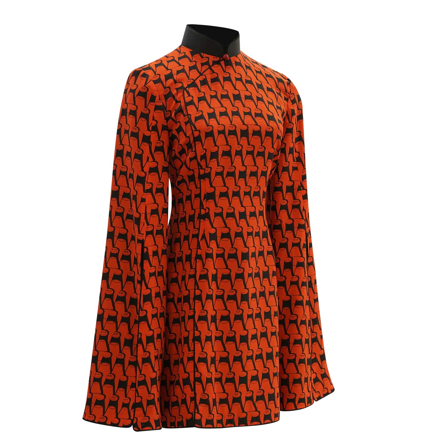 【SODA POP】100% Silk Cheongsam (Bell Sleeve) (香港士多) (汽水情緣)