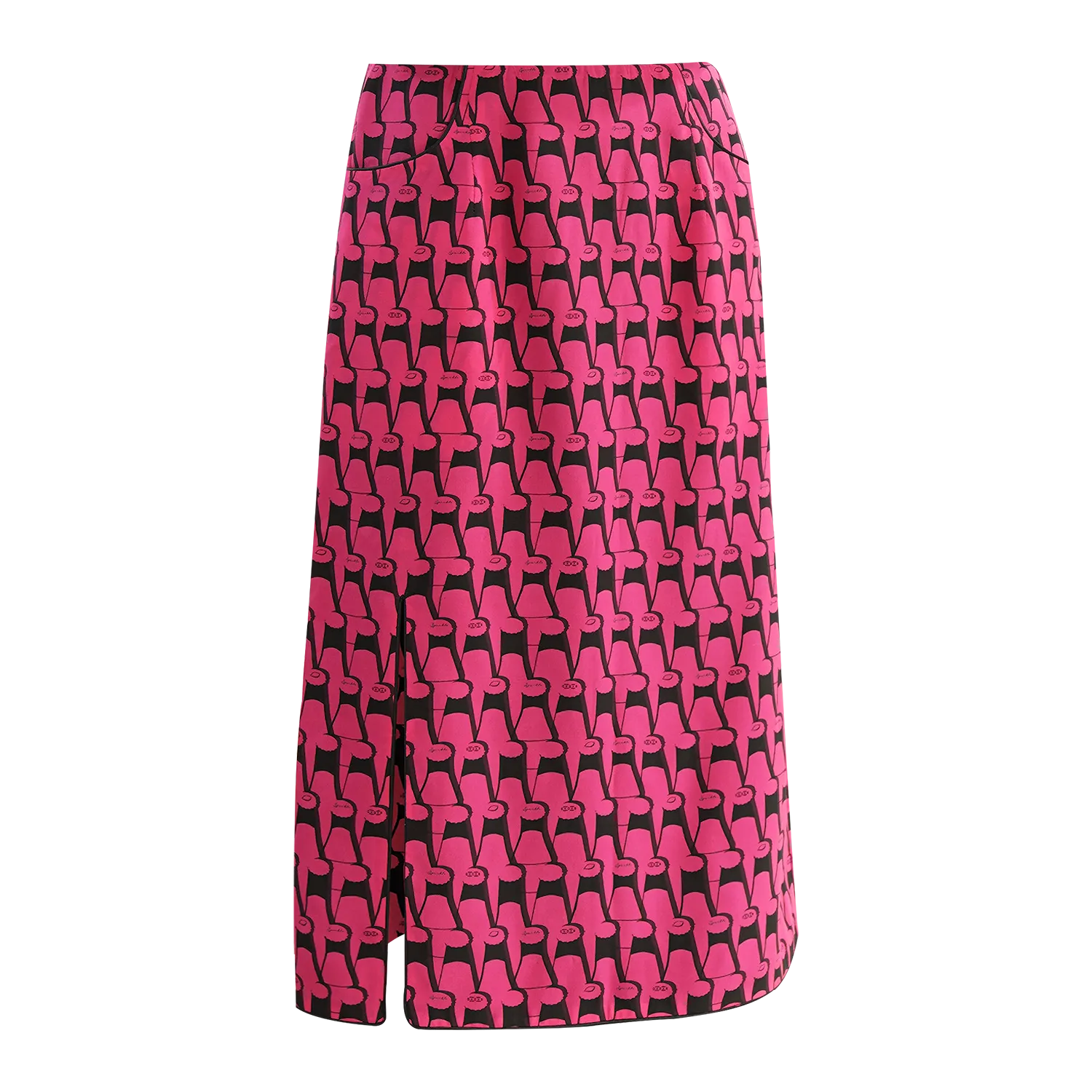 【SODA POP】100% Silk Cheongsam Skirt (香港士多) (汽水情緣) (我愛紫紅)