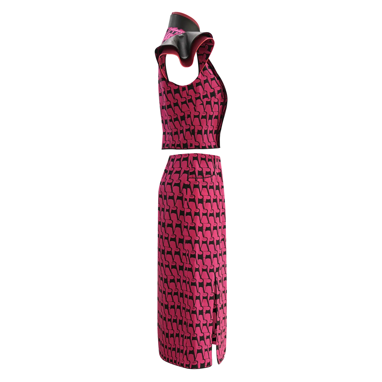 【SODA POP】100% Silk Cheongsam Skirt (香港士多) (汽水情緣) (我愛紫紅)
