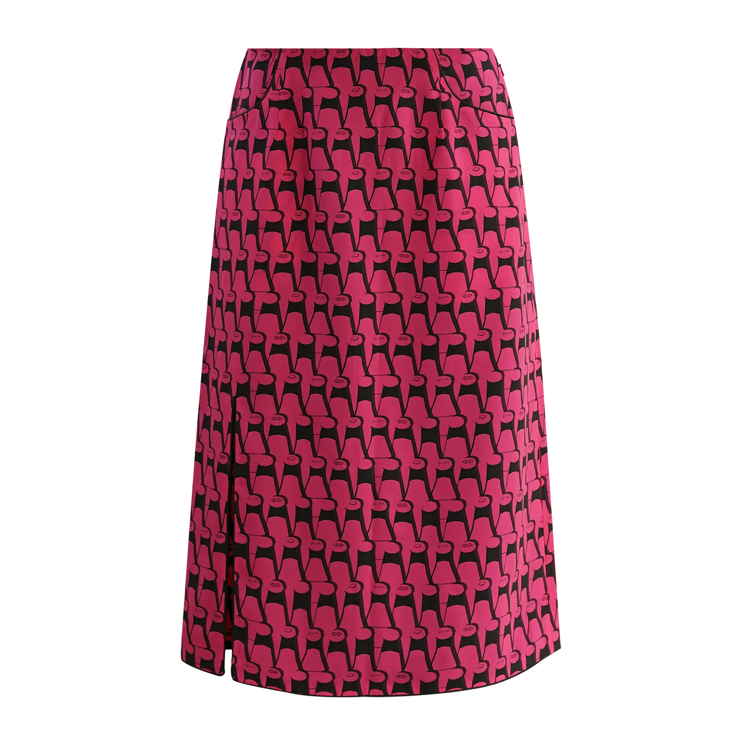【SODA POP】100% Silk Cheongsam Skirt (香港士多) (汽水情緣) (我愛紫紅)