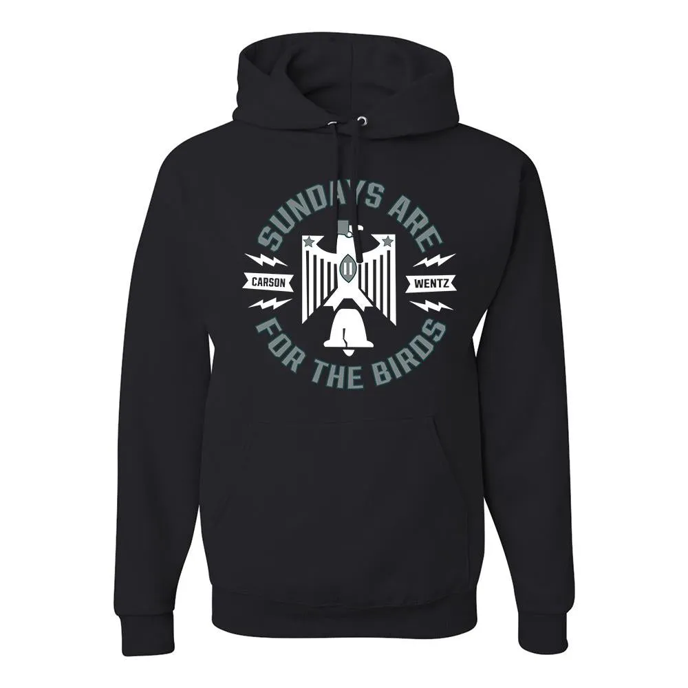 Sundays are for the Birds Pullover Hoodie | Sundays are for the Birds Black Pull Over Hoodie
