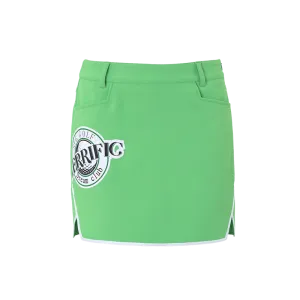 SVG Golf Spring and Summer Women's Green Printed Skirt