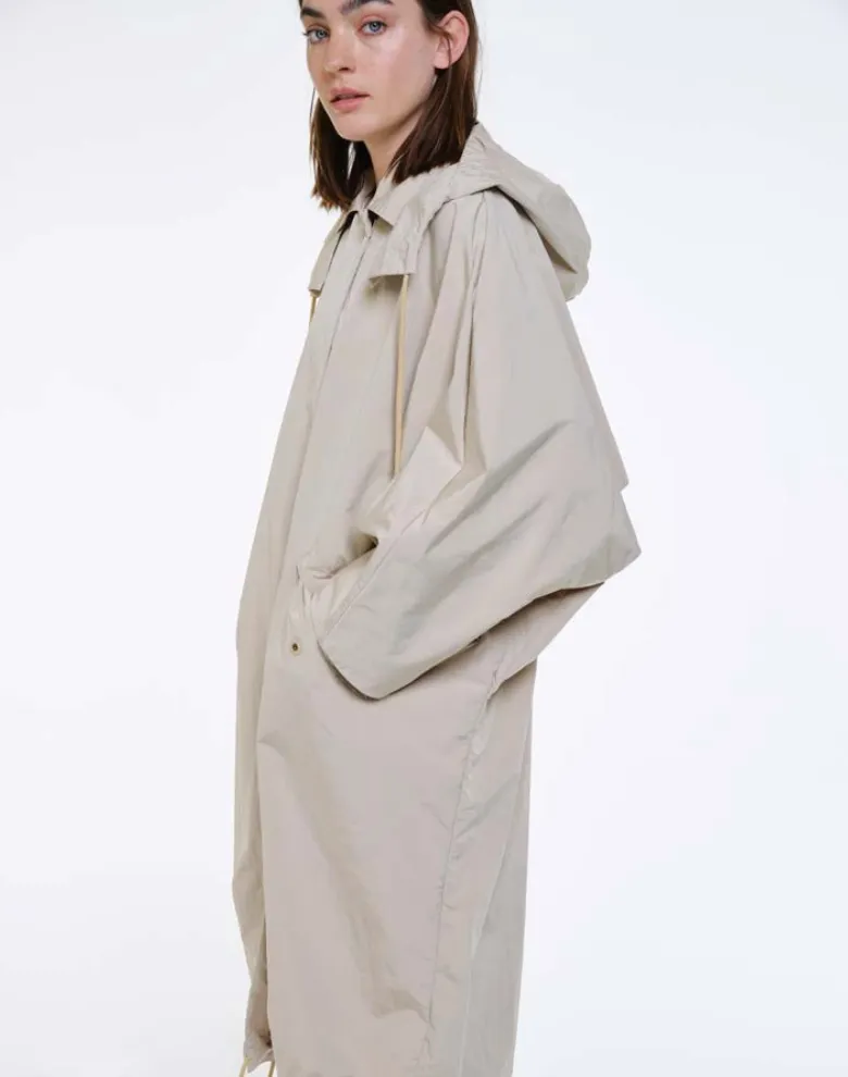 trench coat - miami - sand