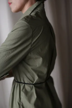 Typewriter Shirtdress | Olive
