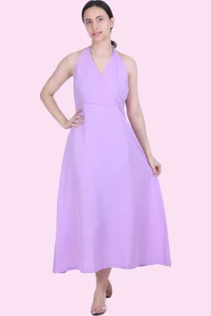 VIOREL V-NECK MAXI DRESS FOR WOMEN